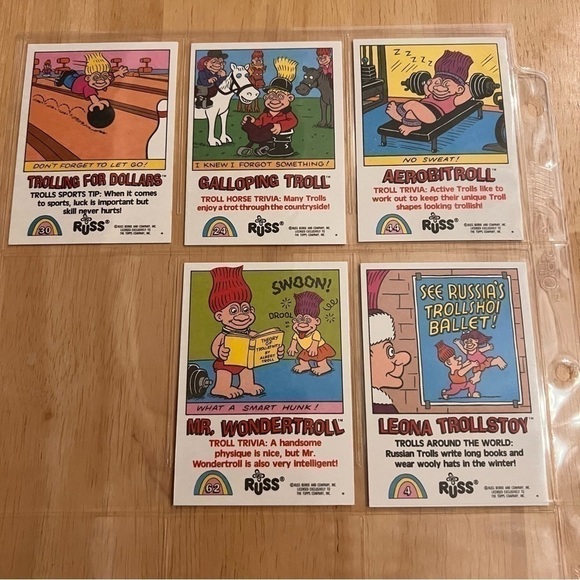 Vintage 1990’s Russ Trolls Collectible Trading Cards. - Picture 10 of 10